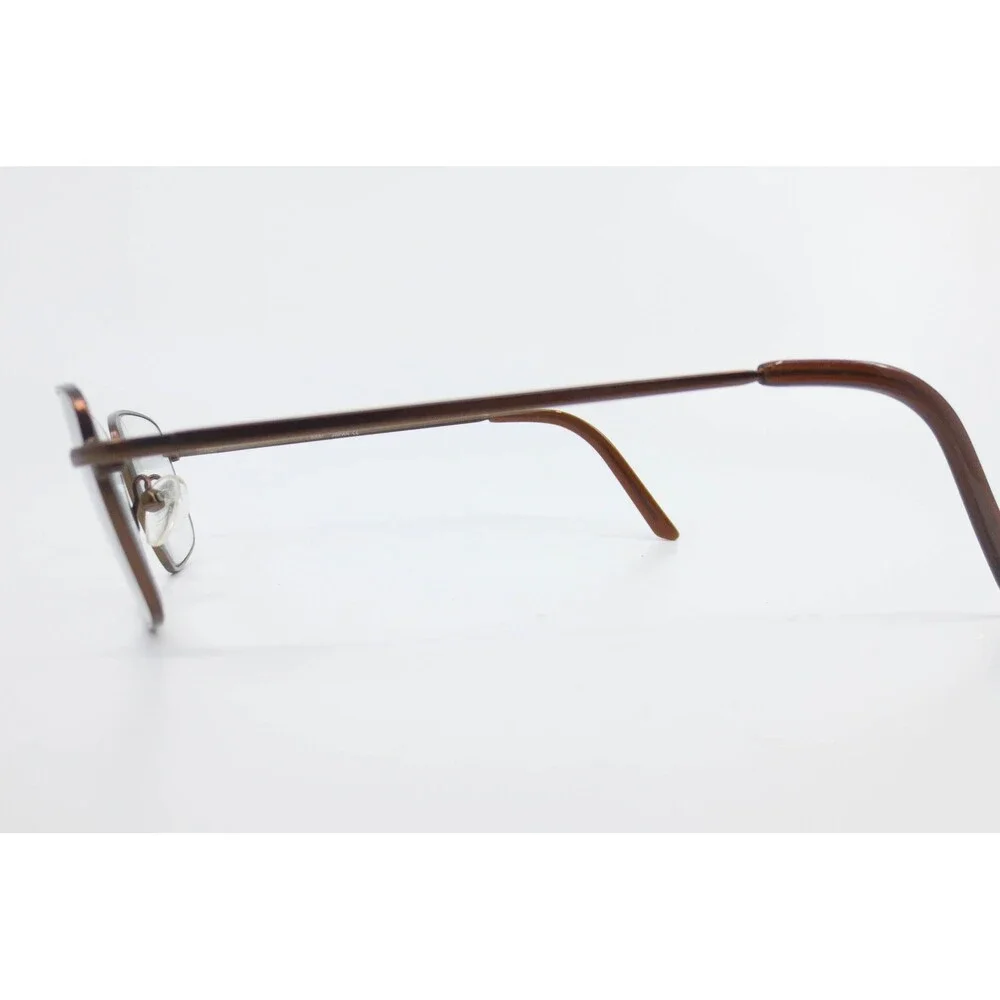 Saki Japan Handmade MOD.317 Brown Metal Eyeglass Frames 52-18-145 COL.BWN